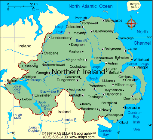 ULSTER Map